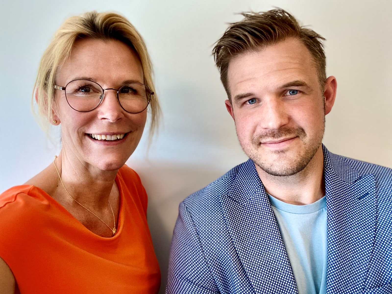 Katja Skånér och Johan Hedengren, grundare av Folklek